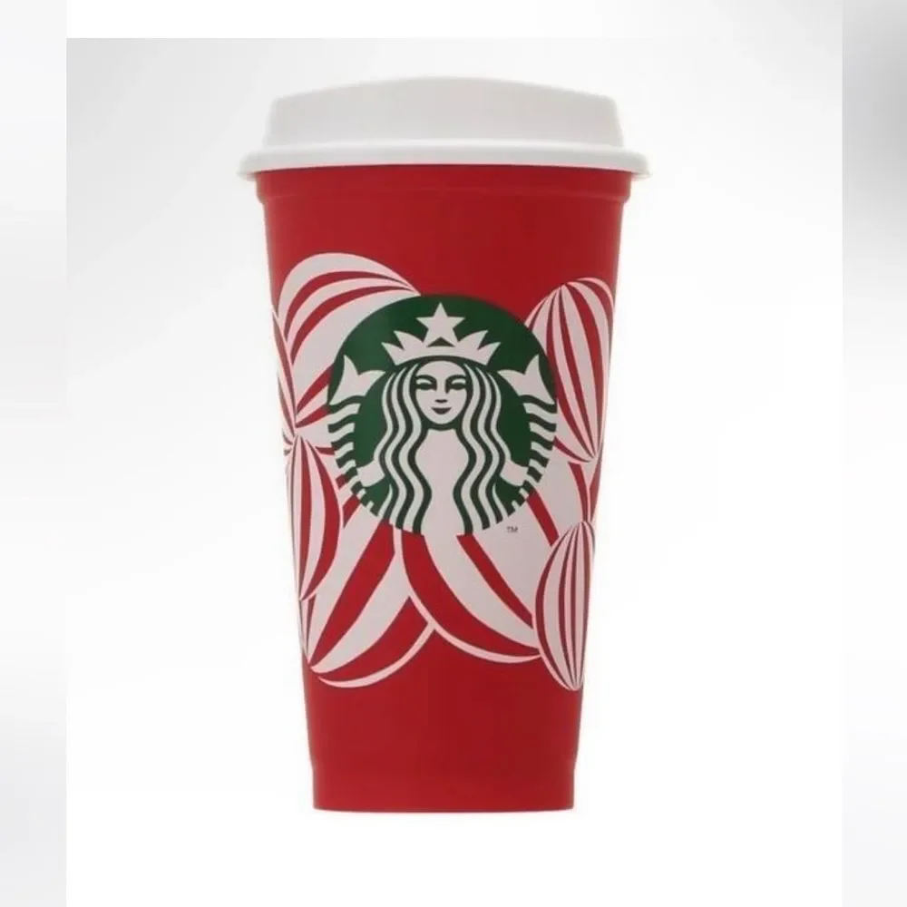 RARE STARBUCKS 2018 Holiday Rose Gold Mermaid Clear Cup Tumbler 16 oz. Brand new